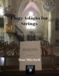 Elegy Adagio for Strings Orchestra sheet music cover